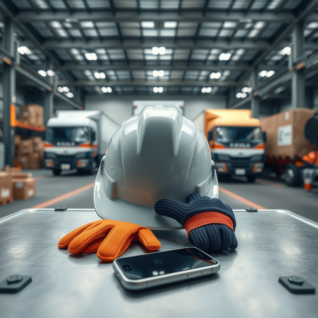 荷待ちと荷役時間の記録義務に対応する倉庫現場のイメージ